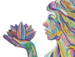 woman w/ lotus 