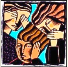 no see, no hear, no talk