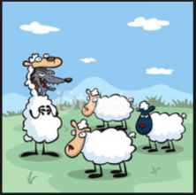 wolf/sheep's clothing